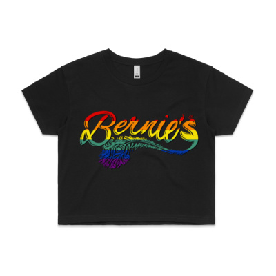 Bernie's Rainbow Pride Crop Tee Thumbnail