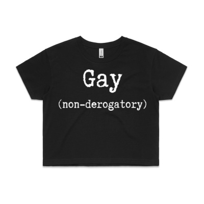 Gay (Non-Derogatory) - Crop Tee Thumbnail