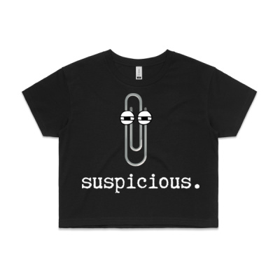 Suspicious - Crop Tee Thumbnail